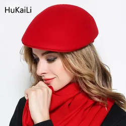 Nobility fashion female cap beret woolen forward cap spring and summer female hat