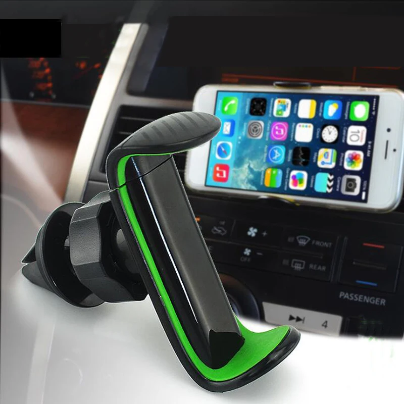 Soporte de teléfono móvil para coche, accesorio Universal con montaje en rejilla de ventilación, giratorio de 360 grados