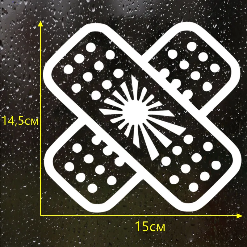 14.5*15cm JDM patches funny car sticker vinyl decal car auto stickers for car bumper window car decorations