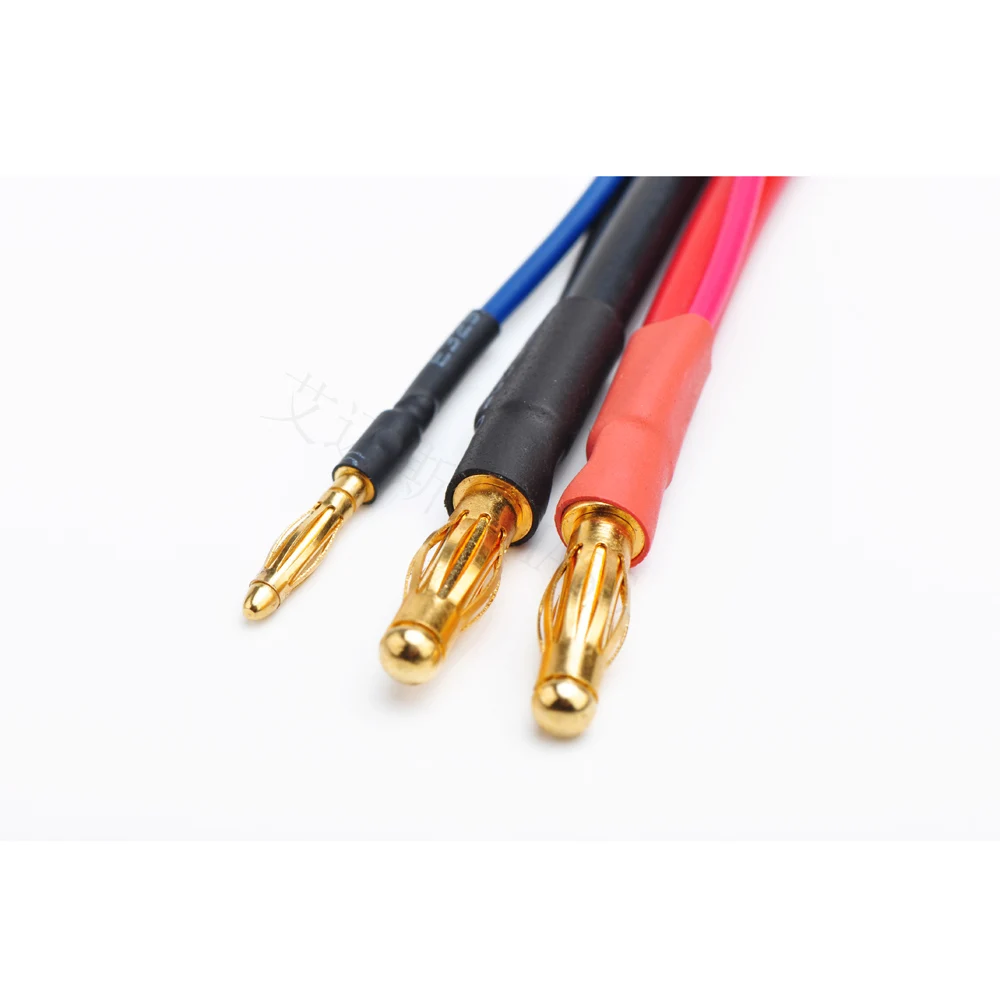 1PCS RC Lipo Battery 4.0mm Banana to Female T Plug 4mm Adapter RC Balance Charge Cable For LiPo Battery JST-XH Balance Wire