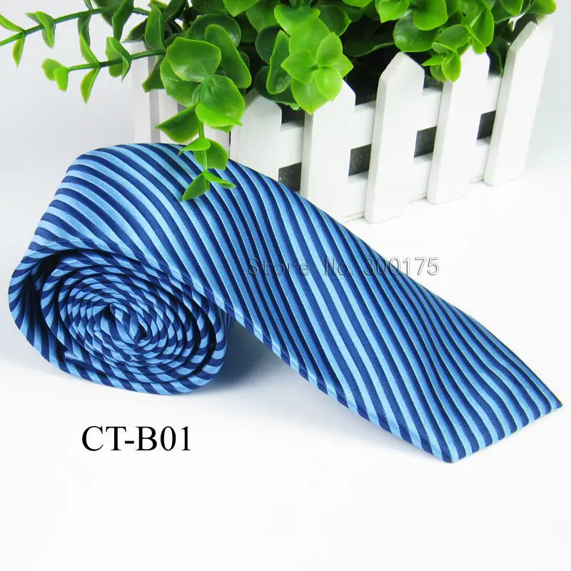 Men Jacquard  Skinny Gravatas Slim Striped  Corbatas Vestidos Wedding Neck Tie Microfibra Cravat Necktie CT-B 12 Variation