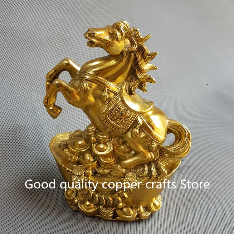 

China collection fine workmanship Zodiac horses wealth Statue