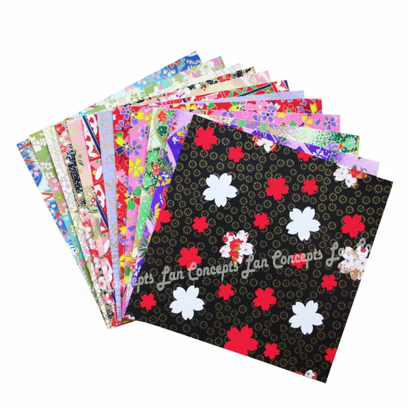 14X14cm Japanese Origami Paper Washi Paper Chiyogami Paper Yuzen paper for DIY gift crafts scrapbook -200pcs/lot mixed designs