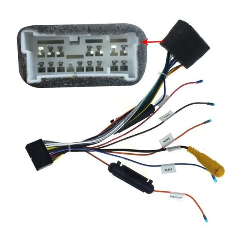 

JOYING AUTOMOTIVE FIT FOR HYUNDAI PLUGS INTO HEAD UNIT STEREO CD DVD PLAYER UNIVERSAL WIRING HARNESS INSTALL