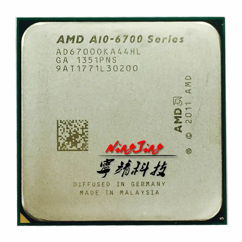 AMD  APU  A10 6700 A10 6700K A10 6700 K 3.7 GHz Quad-Core Quad-Thread CPU  AD6700OKA44HL Socket FM2