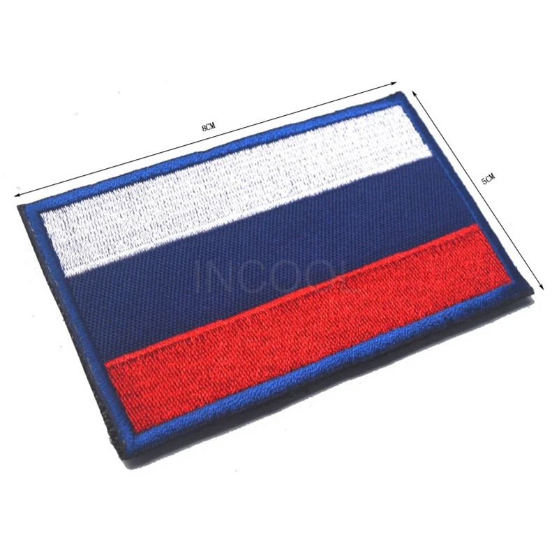 Embroidery/Rubber Patch Russia Russian Flag Patch Embroidered/PVC Patches For Jackets Backpack Cap