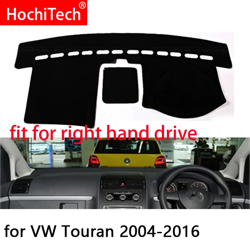 For Volkswagen Touran 2003-2016 Right and Left Hand Drive Car Dashboard Covers Mat Shade Cushion Pad Carpets Accessories