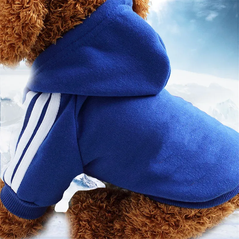 New Autumn Winter Pet Products Dog Clothes Pets Coats Sweater Soft Cotton Dog Hoodies Clothing for Puppy Dogs 7 Colors