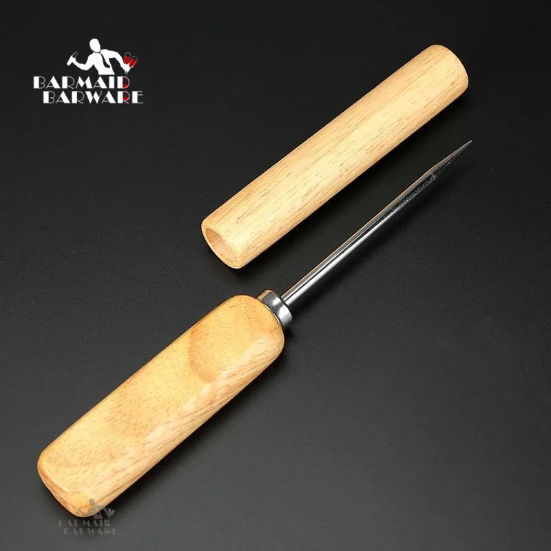 

Ice Pick Crusher Crushed With Wooden Handle Cocktail Ice Crusher Metal Pick Bar Chisel Household Kitchen Bar Tool