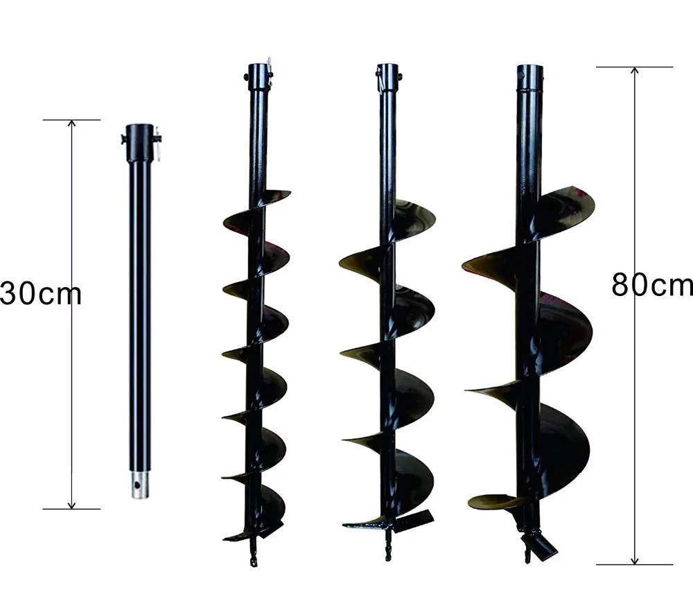 71CC Gasoline Earth Auger Drilling Head High Power Two Stroke Gasoline Hole Drilling Machine