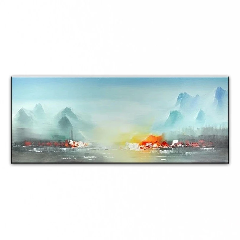 

DONGMEI OILPAINTING Hand Painted oil painting landscape pictures Home Decoration canvas painting Art knife painting DM1803121