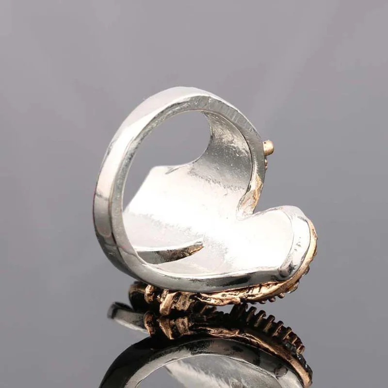 Fashion 2021 New Vintage Big Stone Bohemia Classic Wedding Crystal Rings For WomenTurkish Jewelry Jz248