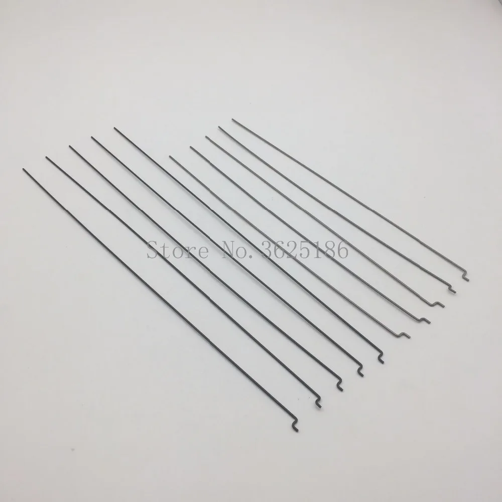 50PCS  Z type D1.2mm push rod steel wire push pull rod pushrod for rc aircraft airplane pull push connecting rod