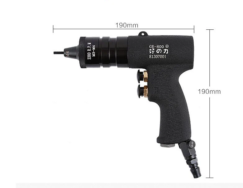 Pneumatic Rivet Nut Gun M3/M4 Pull Gun Pull Mother Rivet Gun Pull Nut Gun GE-800