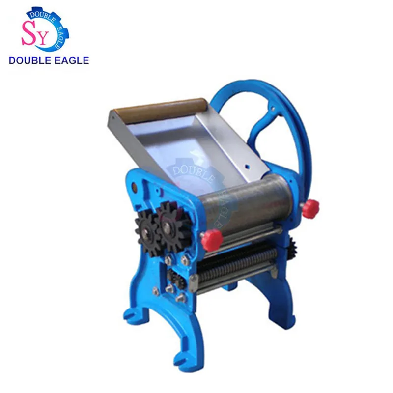 150-4 Hoge Kwaliteit Blauw Handleiding Pasta Maker Machine Noodle Snijmachine Hand Noodle Maken Apparatuur Met Twee Blade