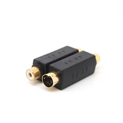 AV RCA Composite do 4pin 4-pin S-wideo svideo mężczyzna konwerter do adaptera kabel