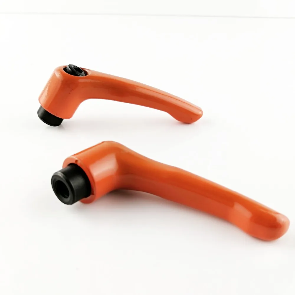 M8 Female Clamping lever Orange. Clamping handle lever ,Adjustable handle .solid handle