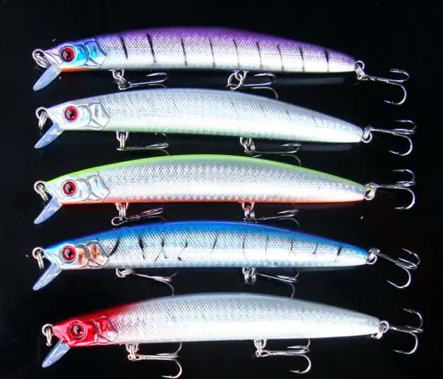 

free shipping 5pcs/lot 15cm 28g salt water fishing lure plastic hard bait minnow bass lure artificial fishing lure swim bait