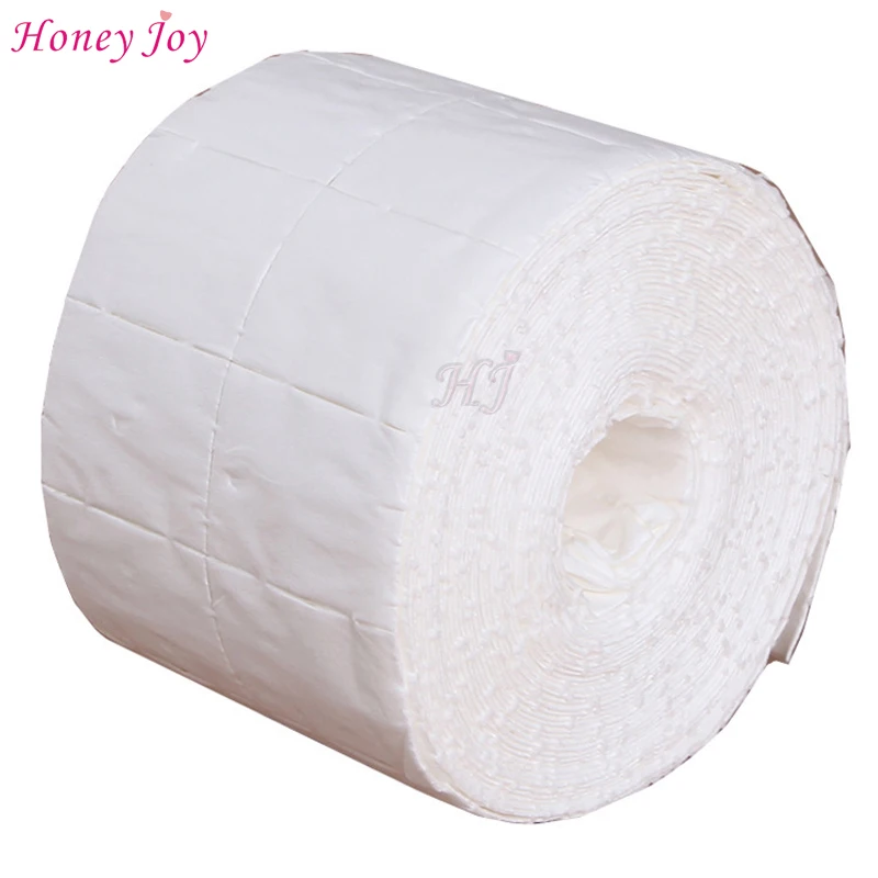 500Pcs/ม้วนเล็บทำความสะอาดผ้าเช็ดทำความสะอาดกระดาษภาษาโปลิชคำ Tips เล็บ Soak Off Gel Salon เล็บมือเล็บ Tool Art