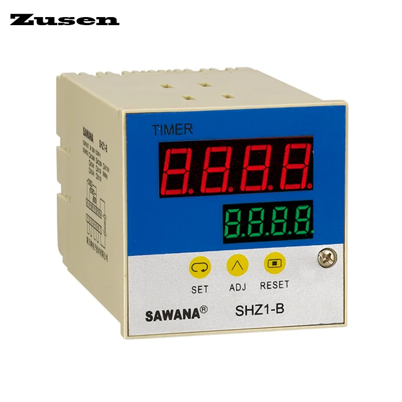 

Zusen SHZ1-B(ST8B) intelligent dual digital display time relay DC12V/24V/36V/AC110V/220V/380V