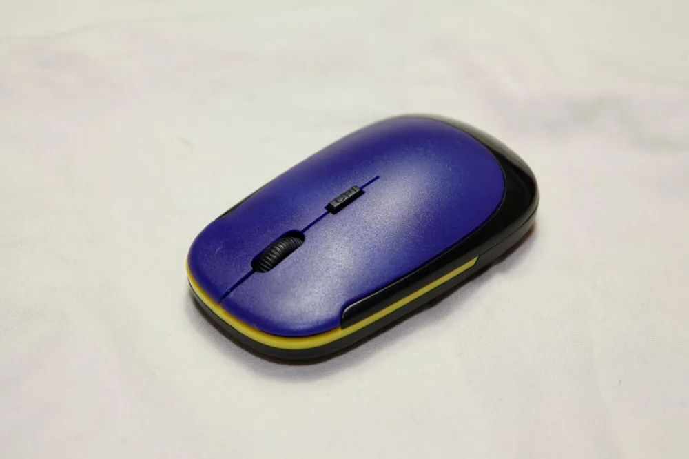 Ultra Slim U-Shaped 2.4Ghz Wireless Mouse Mini USB Receiver Wireless 1600DPI Optical Gaming Mouse