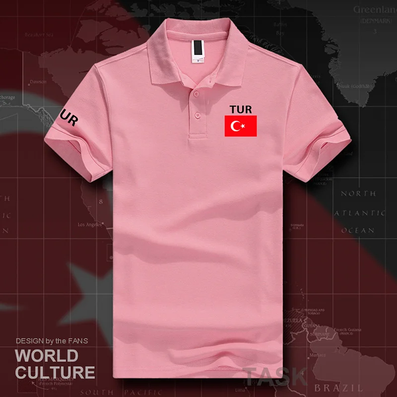 Turkey TUR polo shirts men short sleeve white brands printed for country 2017 cotton nation team flag new  Turkish Turk country