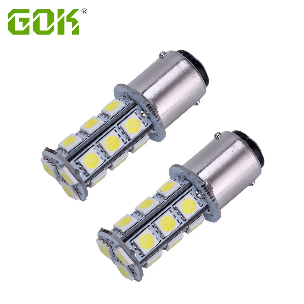 

2pcs 1156 BA15S 1142 BA15D 18SMD 5050 LED Interior LED 1157 1156 1142 bulb Trailer Replacement LED light bulb Marine boat lamp