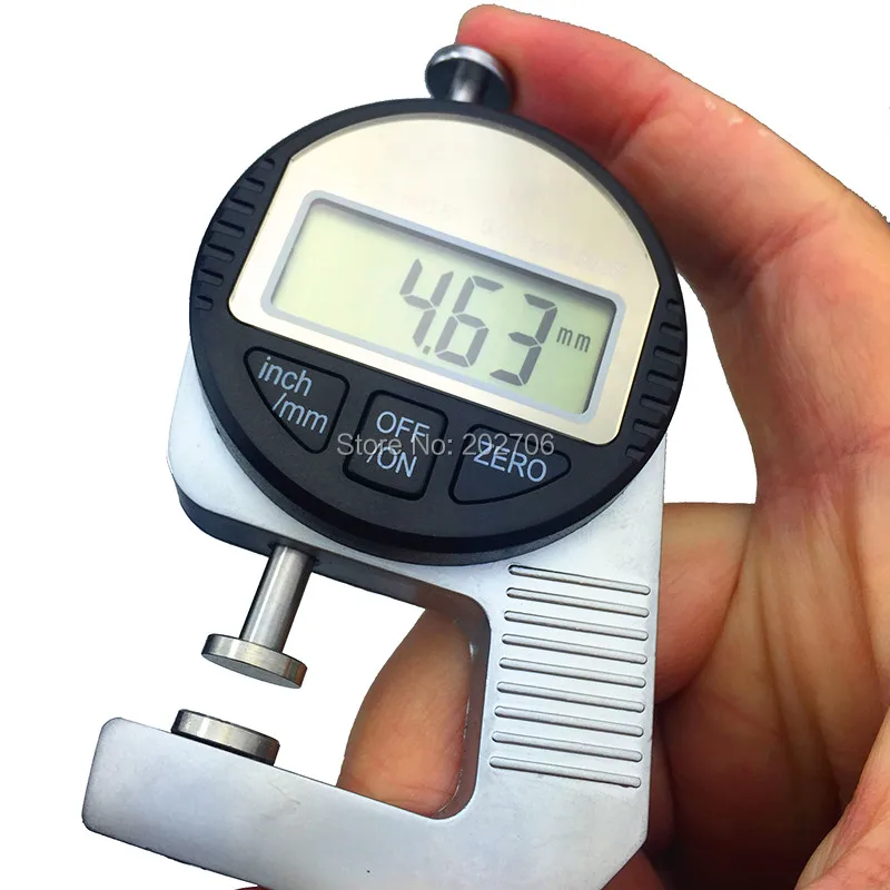 Portable Electronic Dial Indicator Thickness Mini 0.01mm Digital Thickness Gauge Meter 12.7mm Measure Tool Dial Gauge Tester