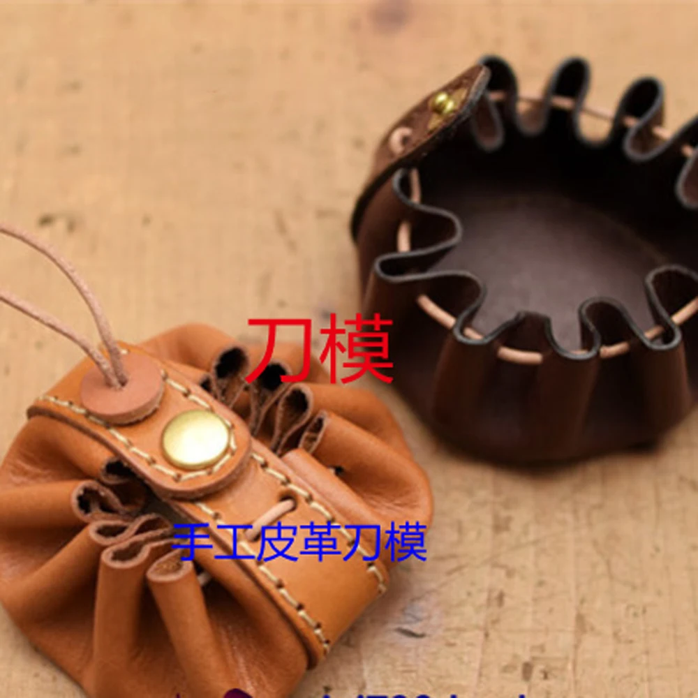 

DIY leather craft coin bag die cutting knife mould hand punch tool set