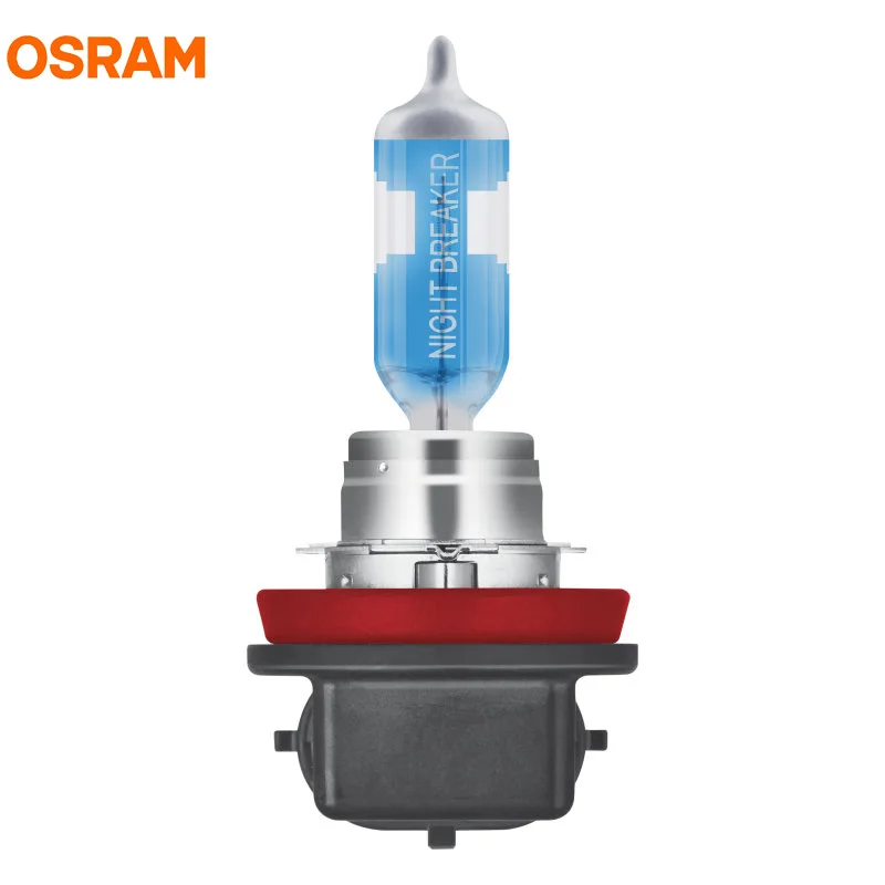 OSRAM H11 12V 55W New Night Breaker Laser Next Generation Auto Bulbs Halogen Headlight  +150 More Brightness 64211NL, 2X