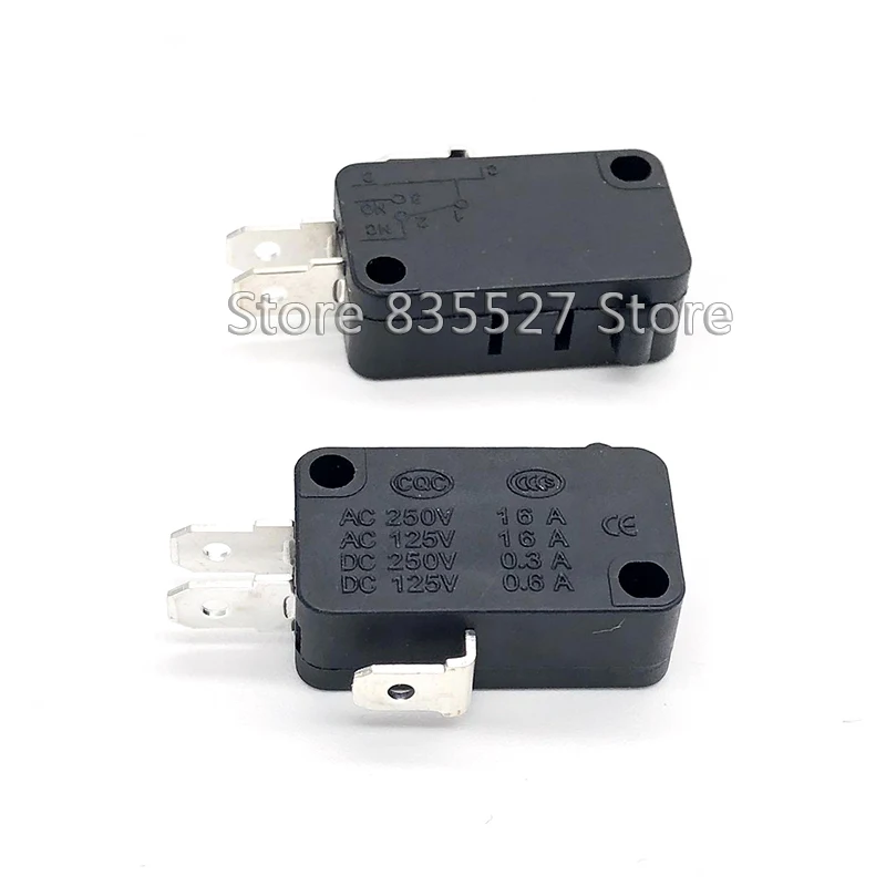 10pcs/lot Large micro switch V-15-1C25, silver point V-15-IC25 microwave oven, contact switch, copper point tact switch