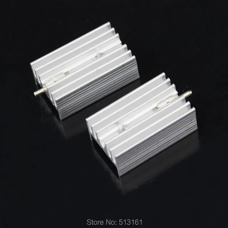 20 Pieces/lot 25x15x10mm Cooler TO-220 TO220 Aluminum Heat Sink With Needle