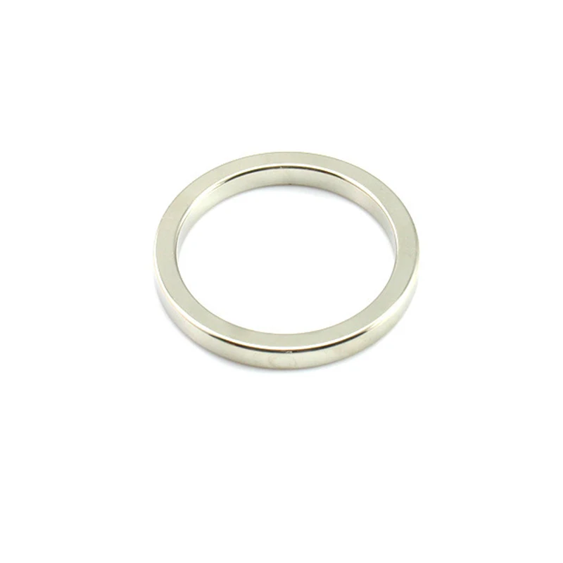 Metal Cock Ring for Men Sex 50mm Stainless Steel Semen Lock Ring Penis Rings Big Penis 40mm 45mm Ejaculant Delay Erection Ring