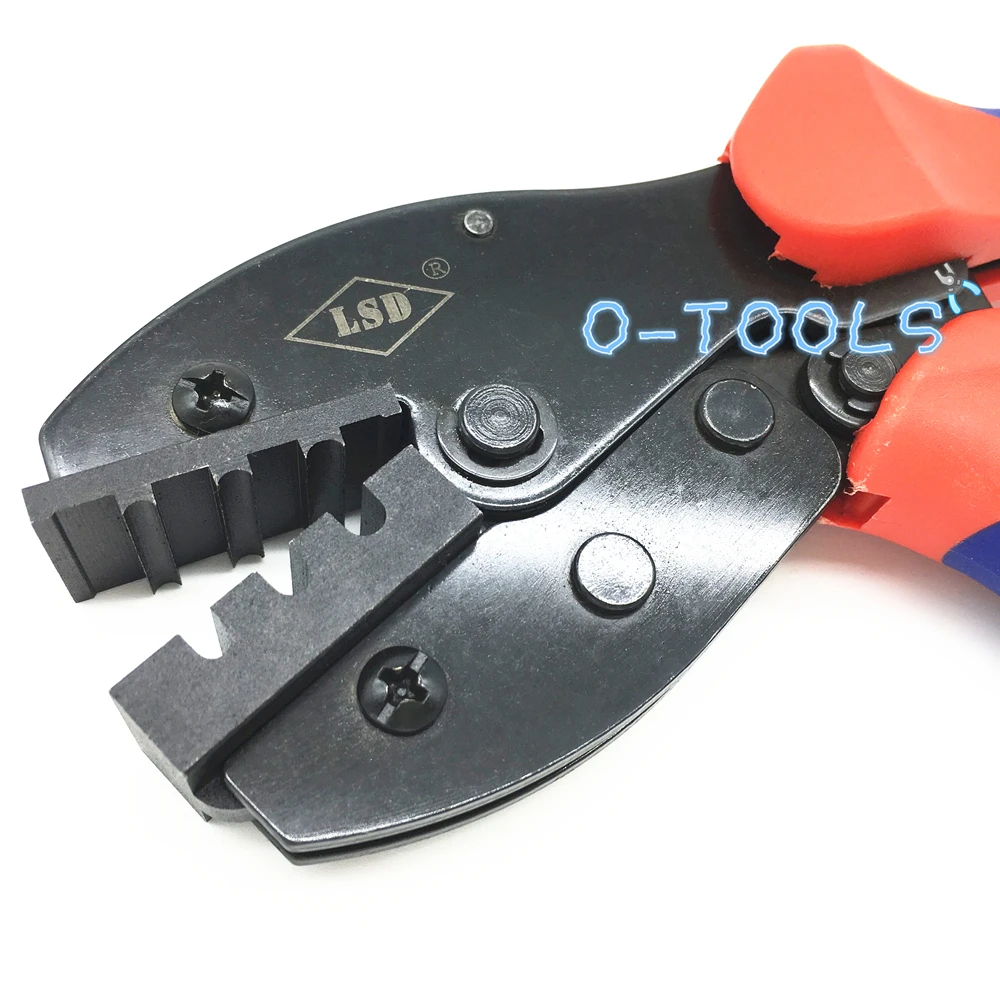 Ratchet aglet crimping pliers crimping tool for attach metal sheath aglets to the end of laces multi hand crimper tools