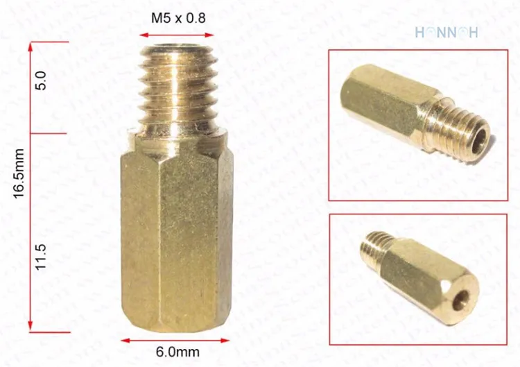 170# PWK mian jet 20pcs/lot Motorcycle Keihin carburetor Hexagon main injectors Nozzle can be used PWK FCR OKO KOSO etc