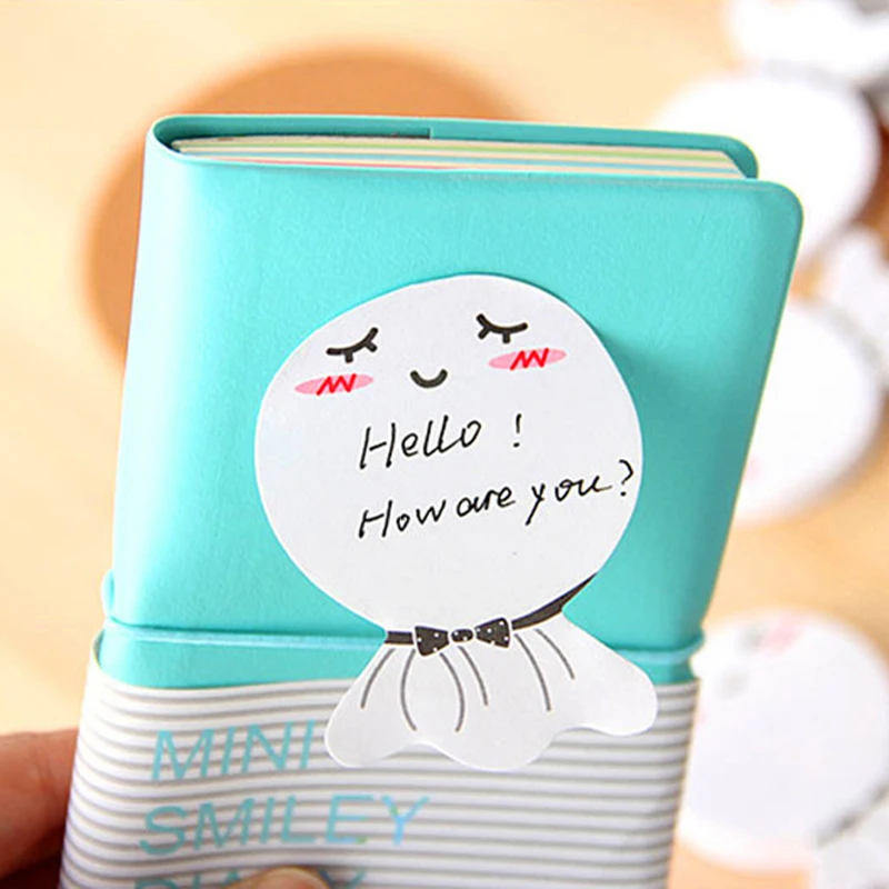 3/pcs Cute Sunny Doll N Times Sticky Notes Memo Pad Paper Sticker Gift Cartoon message Wall stickers Fridge Magnets