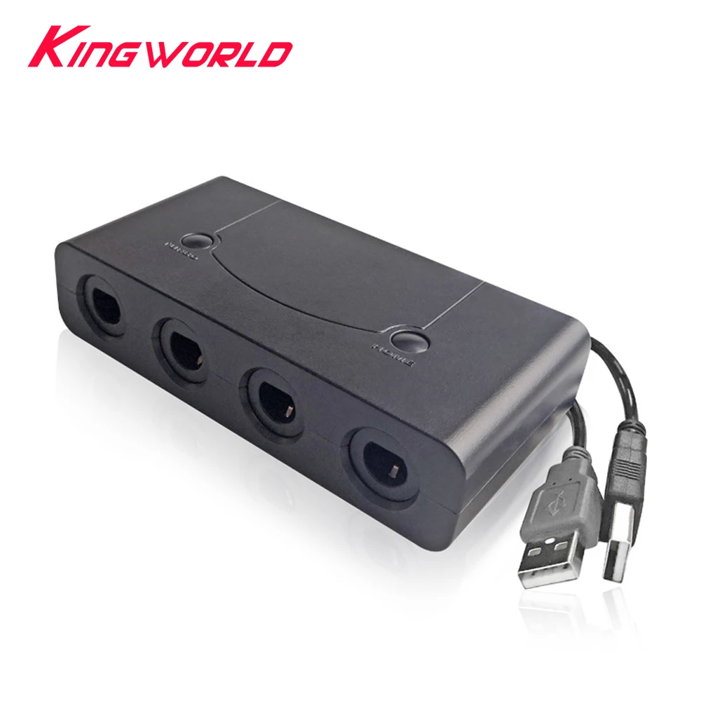 Converter Adapter for S-witch for G-C w-iiu or P-C have HOME and TURBO function Controller Adapter three in one black