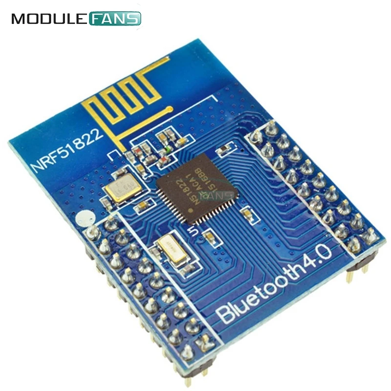 NRF51822 CORE51822 BLE4.0 Bluetooth Wireless Module Communication Board RF Controller Antenna SPI I2C UART Rev2 Rev3 2.4 GHz