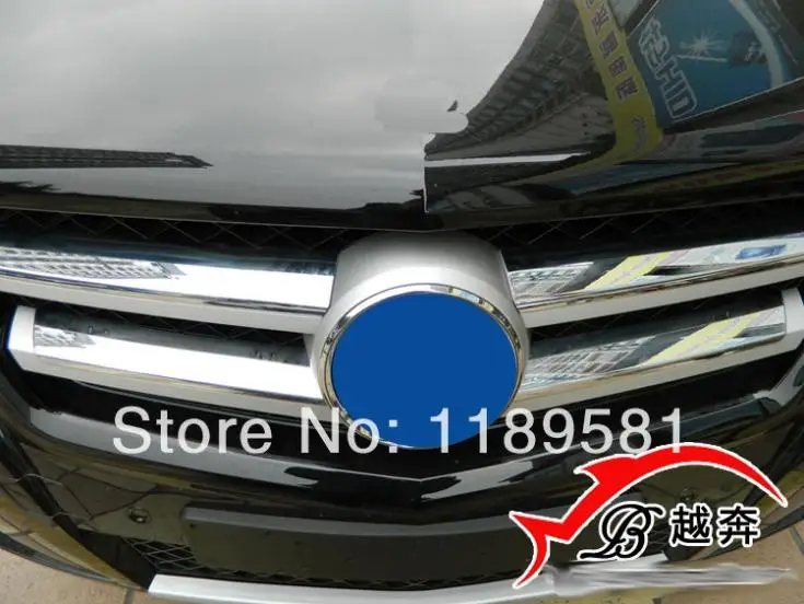 

For Benz GLK300 350 260 2010 2011 2012 ABS Chrome Front Grille Around Trim Car Accessories Stickers