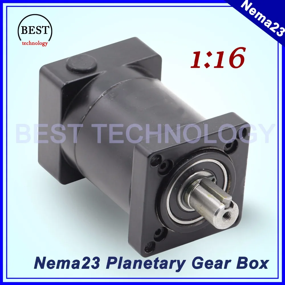 

Nema23 Motor Planetary Reduction Ratio 1:16 planet gearbox 57mm motor speed reducer Nema 23 Planetary Gearbox ,high quality !!