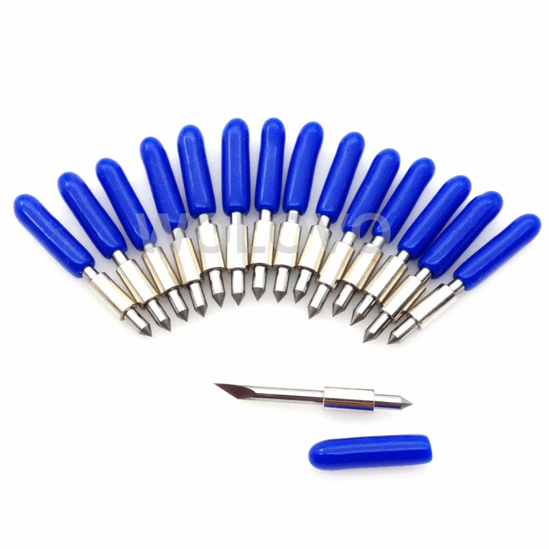 15pcs/set 60 Degree Graphtec CB15U CB15 Blades Vinyl Plotter Cutter + 1pc Blade Holder High Quality
