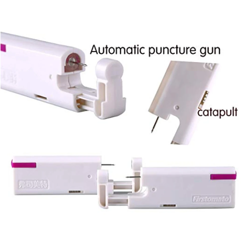 Pair Disposable Aseptic Household Ear Piercing Gun Portable Self Ear Piercing Units Group Sterilized Ear Piercing Tool