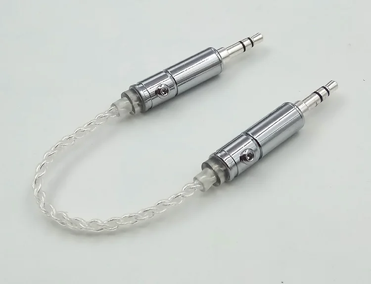 フィーバー3.5オス-オスauxケーブルピュアシルバーケーブル