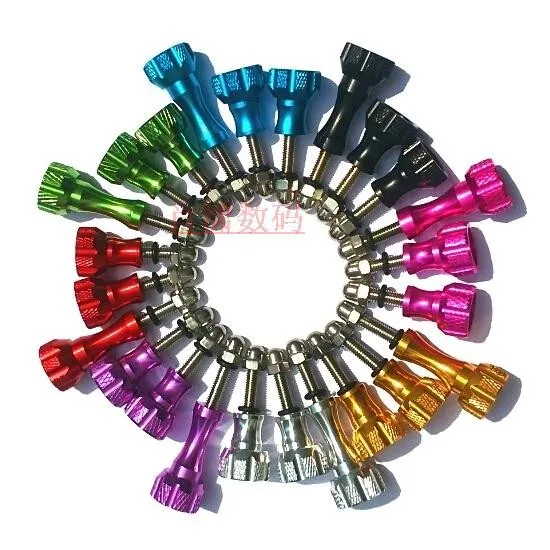 Tornillo de aluminio de pez payaso para Xiaomi Yi Action GoPro Hero 131298   SJCAM SJ5000/6/8/10/11 EKEN H9 Insta360 One X3 Accesorios de montaje