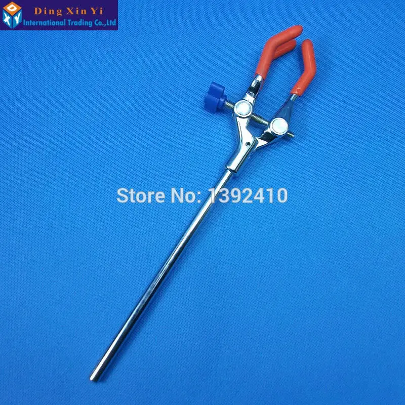 1PC 0-70mm Three Prong Extension Single Adjustment Flask Test Tube Laboratory Clamp