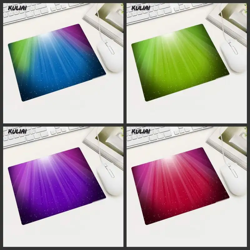 XGZ Color Light Pattern Print Small Size Rubber Anti-slip Game Mouse Pad Laptop Decor Gift 22X18/25X20/29X25CM Pad for CSGO