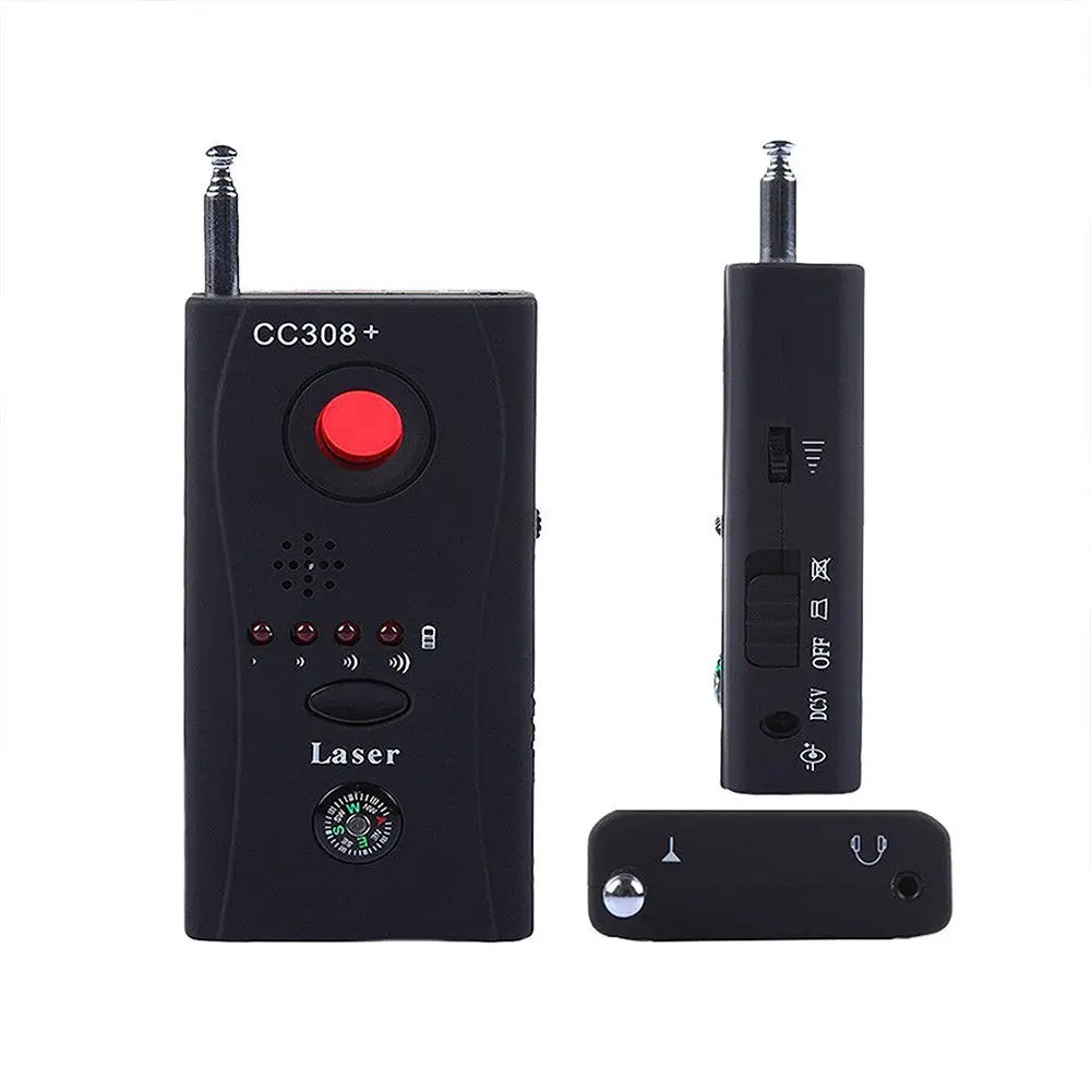 Full Range Anti - Spy Bug Detector CC308 Mini Wireless Camera Hidden Signal GSM Device Finder Privacy Protect Security