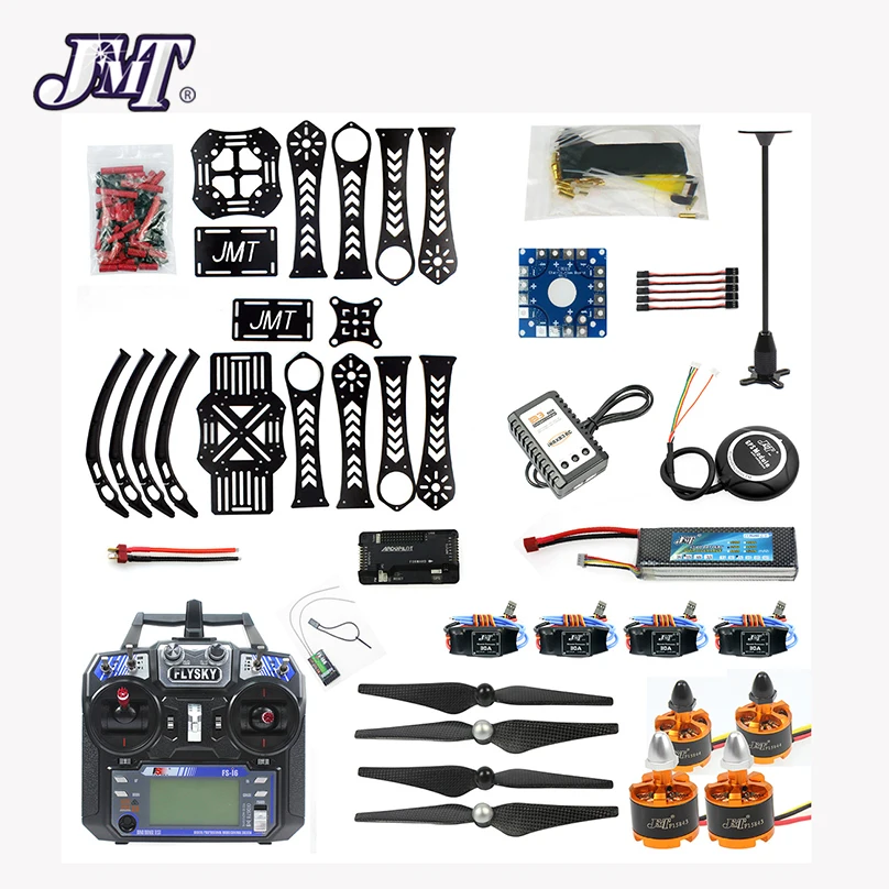 Full set DIY RC Drone Quadrocopter X4M360L Frame Kit with GPS APM 2.8 Flight Control FS-i6 6CH Transmitter Receiver Quadcopoter