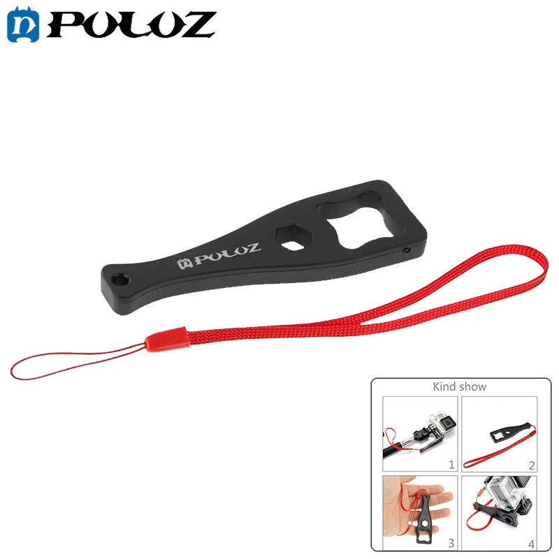 Plastic Thumbscrew Wrench Spanner with Lanyard for GoPro HERO 4 Session /4 /3+ /3 /2 /1