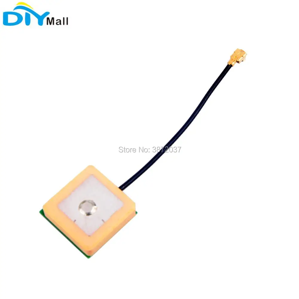 10 pz/lotto 2dBi 15x15x6mm Guadagno GPS Passivo Antenna IPX uFL Filo Extention Cavo per il GPS modulo di navigazione